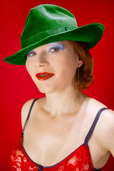 Um chapéu verde — Fotografia de Stock