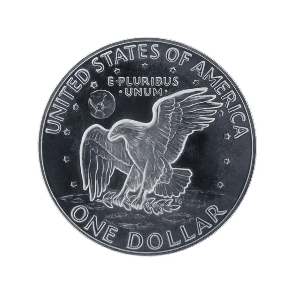 Серебряная монета США — стоковое фото