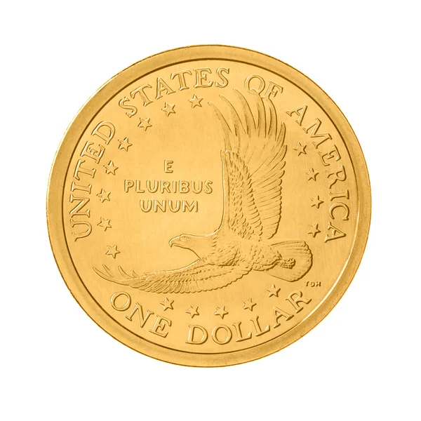 Монета один доллар США — стоковое фото