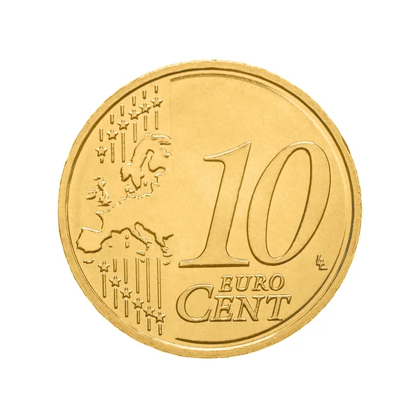 On euro cent para — Stok fotoğraf