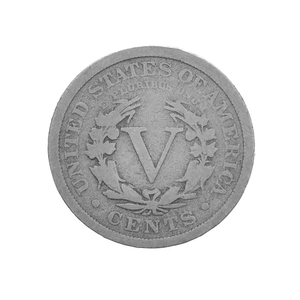Американская пятирублевая монета — стоковое фото
