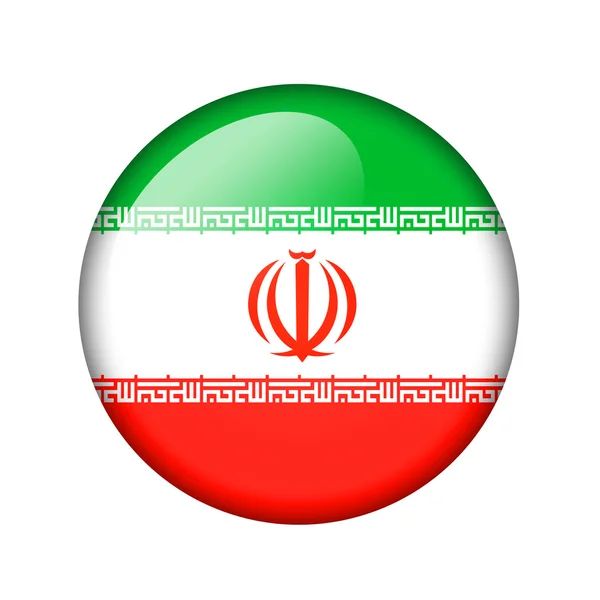 A bandeira iraniana — Fotografia de Stock