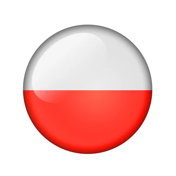 The Polish flag — Stock Photo, Image