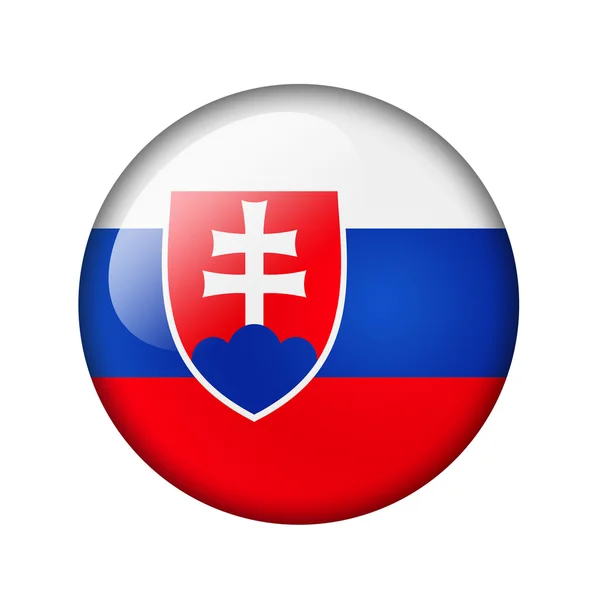 Die slowakische Flagge — Stockfoto