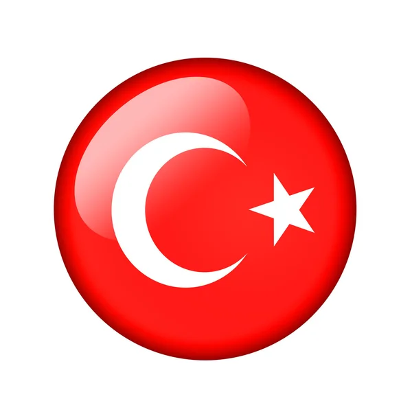 Die türkische Flagge — Stockfoto