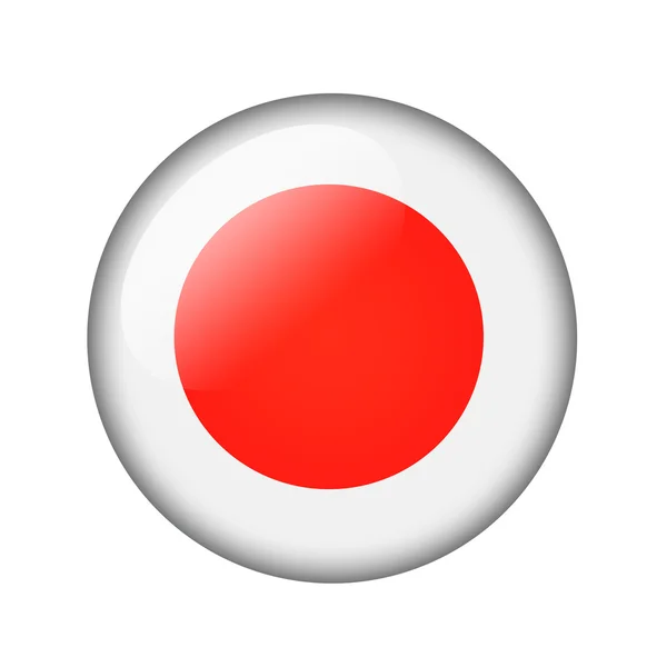 Die japanische Flagge — Stockfoto