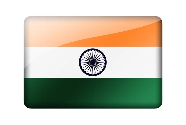 Indická vlajka — Stock fotografie