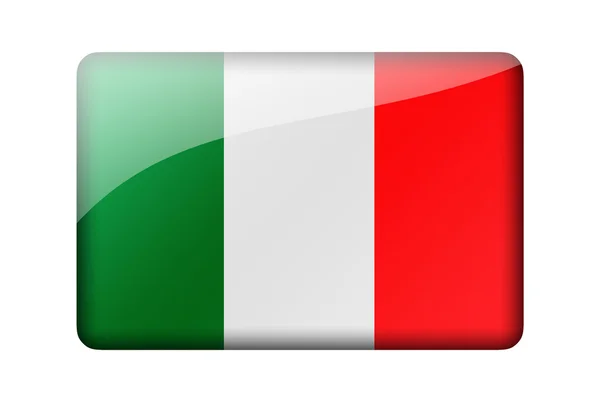 Die italienische Flagge — Stockfoto