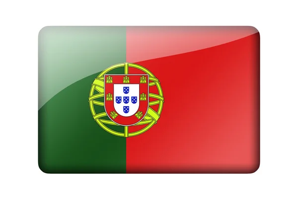 Die portugiesische Flagge — Stockfoto