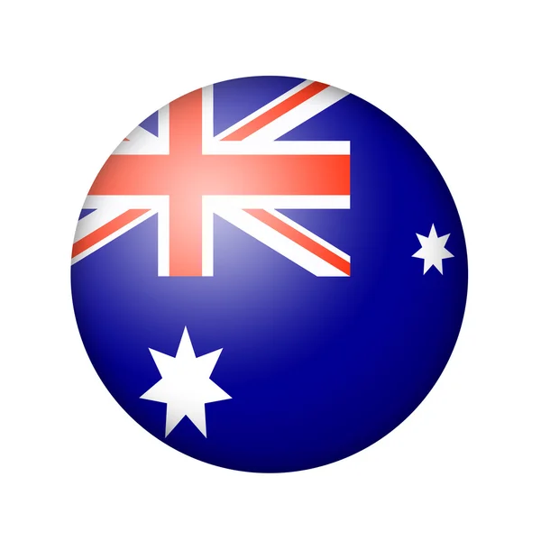 De Australische vlag — Stockfoto