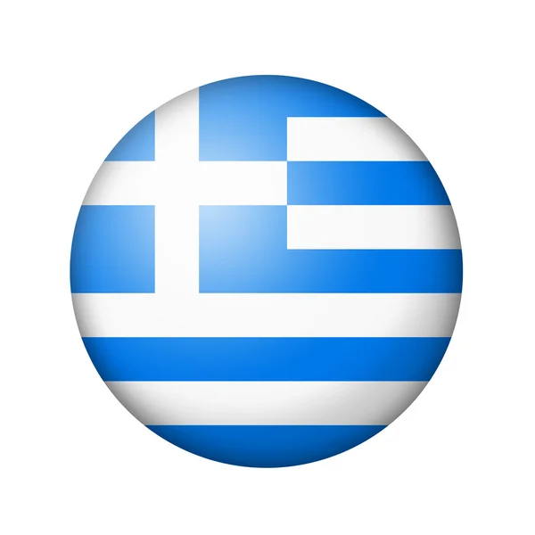 Die griechische Flagge — Stockfoto