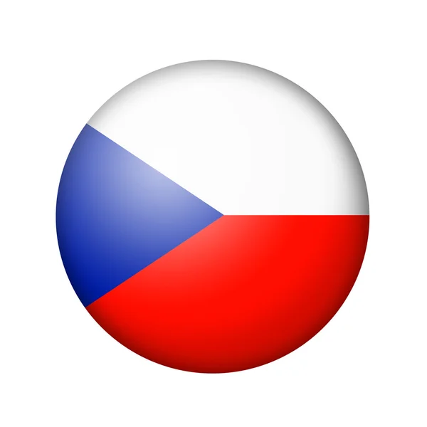 The Czech flag — Stock Photo, Image