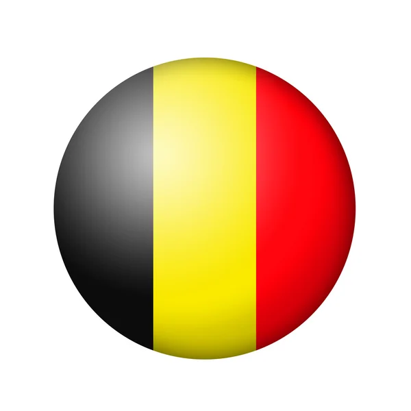 A belga lobogóbanderą belgijską — Stock Fotó