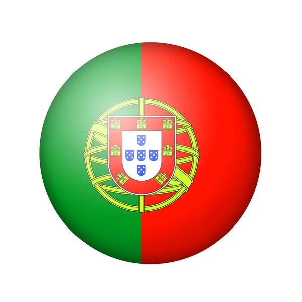 Pod banderą Portugalii — Zdjęcie stockowe