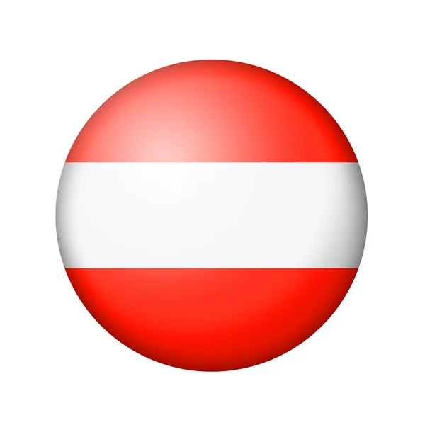 The Austrian flag — Stock Photo, Image