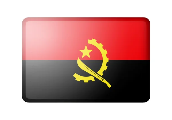 The Angolan flag — Stock Photo, Image