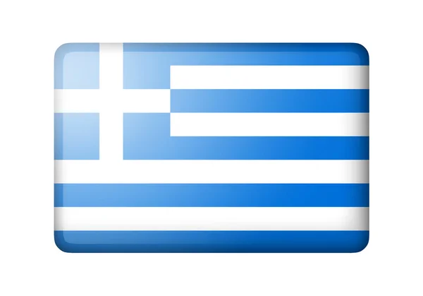 Die griechische Flagge — Stockfoto