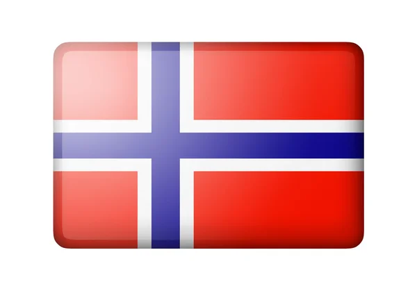 A bandeira norwegian — Fotografia de Stock