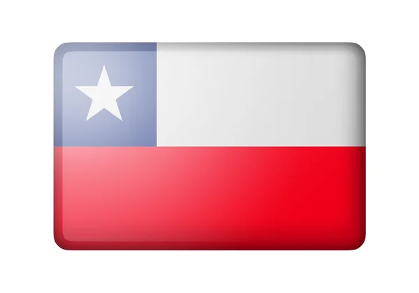 The Chile flag — Stock Photo, Image