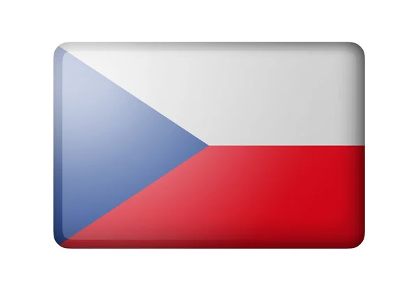 The Czech flag — Stock Photo, Image