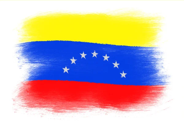 Die venezuelanische Flagge — Stockfoto