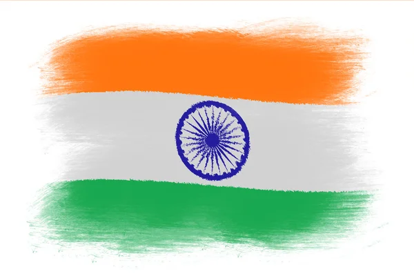 The Indian flag — Stock Photo, Image