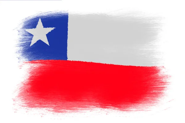 The Chile flag — Stock Photo, Image