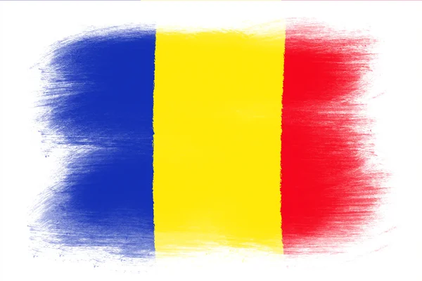 The Romania flag — Stock Photo, Image