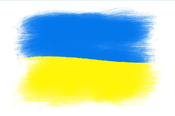 The Ukrainian flag — Stock Photo, Image