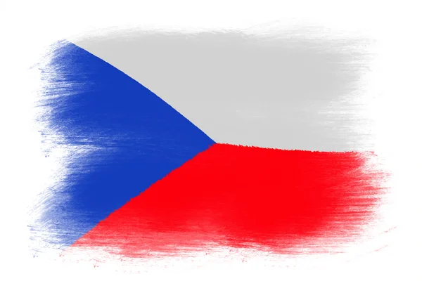 The Czech flag — Stock Photo, Image