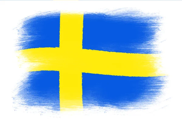 The Swedish flag — Stock Photo, Image