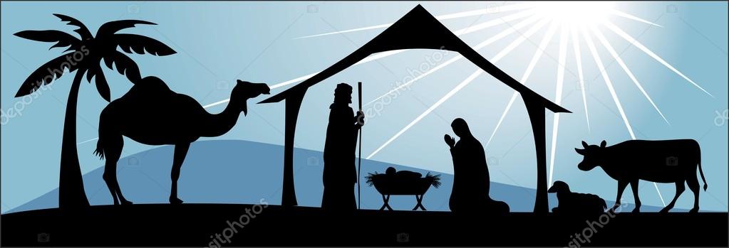 A Chirtmas nativity scene A Chirtmas nativity scene