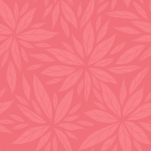 Jednobarevné hladké květinové dekorativní vzor — Stockový vektor