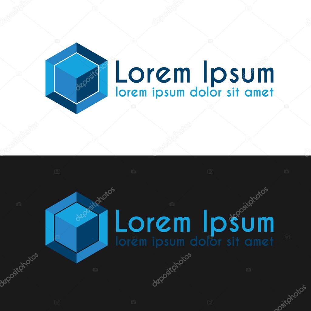 Template for logo design. May be used as a corporate sign