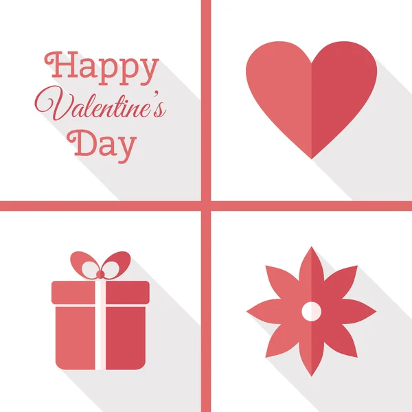 Маленькие открытки на День Святого Валентина — стоковый вектор