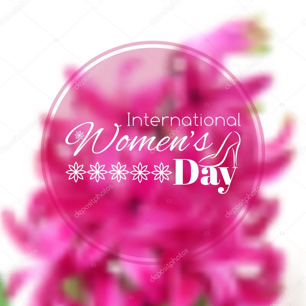 International Womens Day greeting card