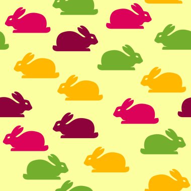 komik tavşan ile sorunsuz arka plan