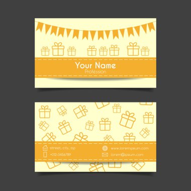 İş Kart Vektör Şablonu