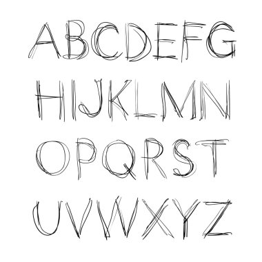 El çizimi alfabe