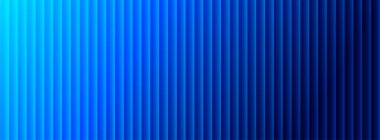 Mavi eğimli kaburgalı cam soyut arkaplan. Kırılmış çizgili yaratıcı vektör iş sunumları için uzun arkaplan, web başlığı tasarımı