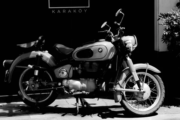 Istanbul Turkey May 2021 Vintage Bmw Motorcycle Street Karakoy Istanbul — Stock Photo, Image