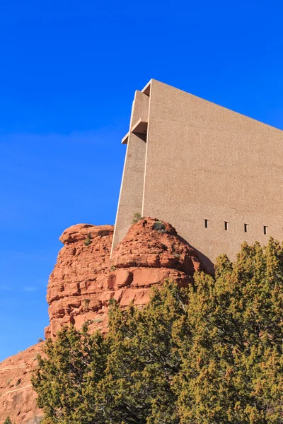 Church built in the Red Rocks — Stock Photo, Image