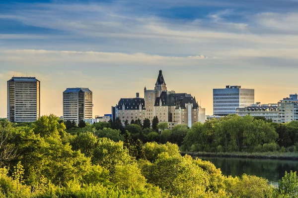 Bessborough Hotel Saskatoon Canada Local Landmark Located South Saskatchewan River — Stock Photo, Image