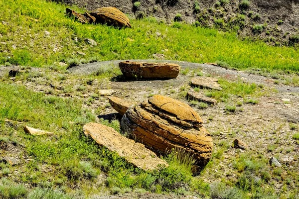 Red Rock Coulee Área Natural — Fotografia de Stock