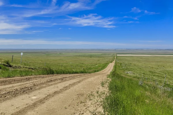 Düzlüklerdeki eski toprak yol..