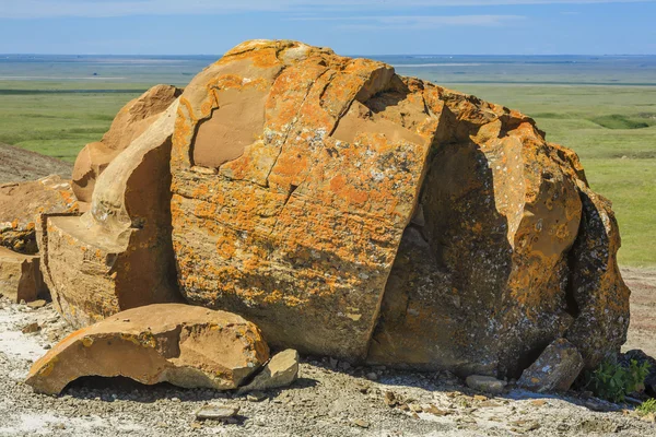 Rood rots coulee natuurgebied — Stockfoto