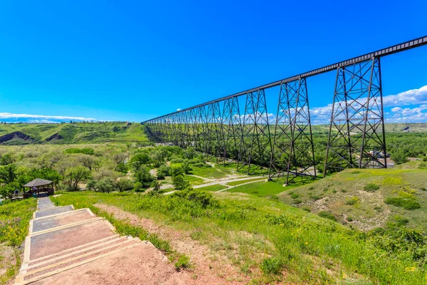 Weg Der High Level Bridge Lethbridge Alberta Kanada Die Brücke — Stockfoto