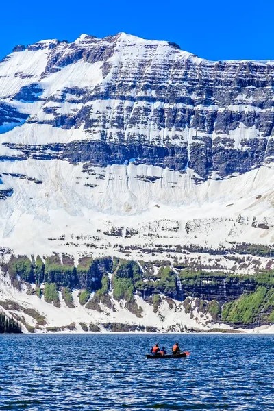 Озеро Камерон Англ Cameron Lake Прихований Камінь Високо Канадських Скелястих — стокове фото