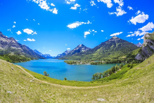 Lago de Waterton superior — Foto de Stock