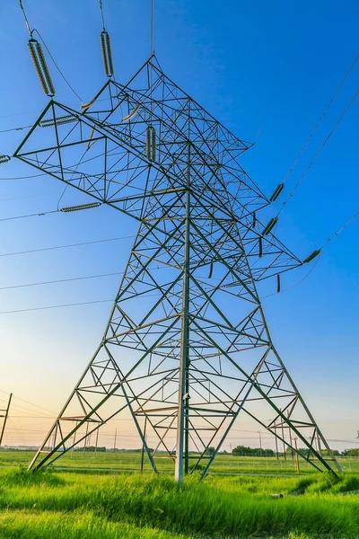 Power transmission tower — Stockfoto